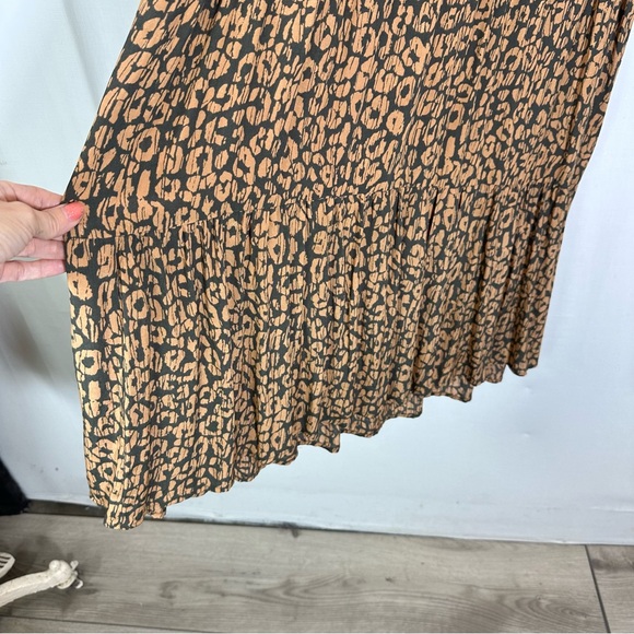Rails ⭐️ Maple Batik Cheetah Long Sleeve Dress Sz S - Picture 6 of 13